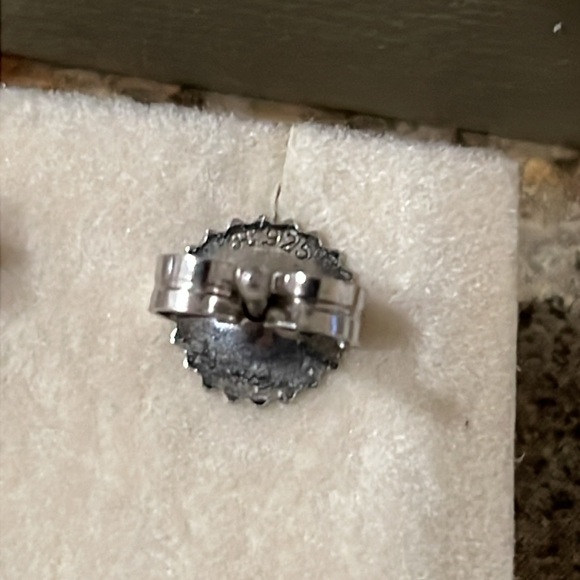 Honora Cultured Pearls 925 Sterling Silver Post Metallic Gray Earrings 9mm NWOT - Picture 4 of 5